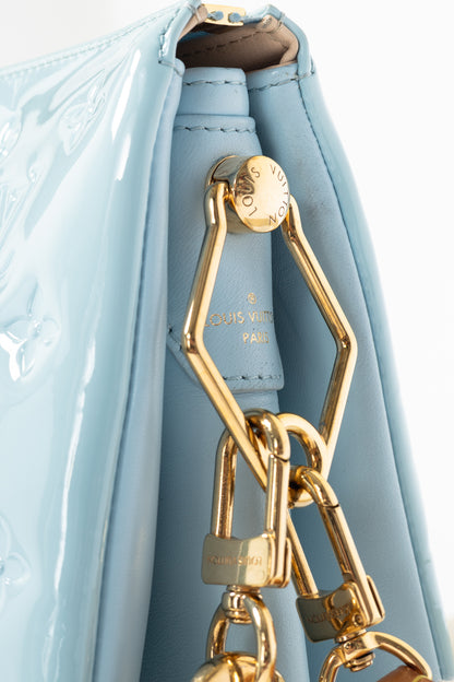 Louis Vuitton Coussin PM Bleu Monogram Vernis Shoulder Bag