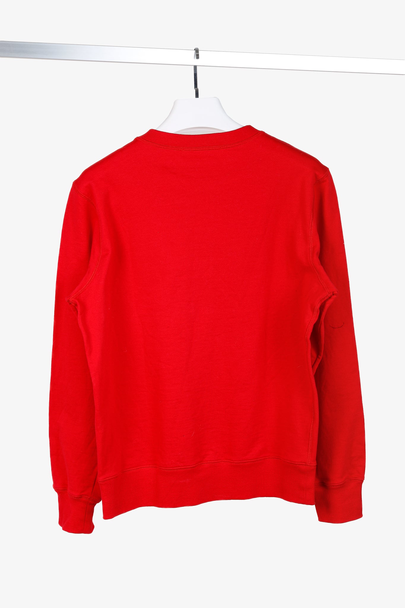 Louis Vuitton x Supreme Red Arc Logo Crewneck Sweatshirt