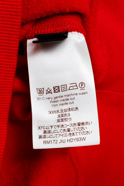Louis Vuitton x Supreme Red Arc Logo Crewneck Sweatshirt