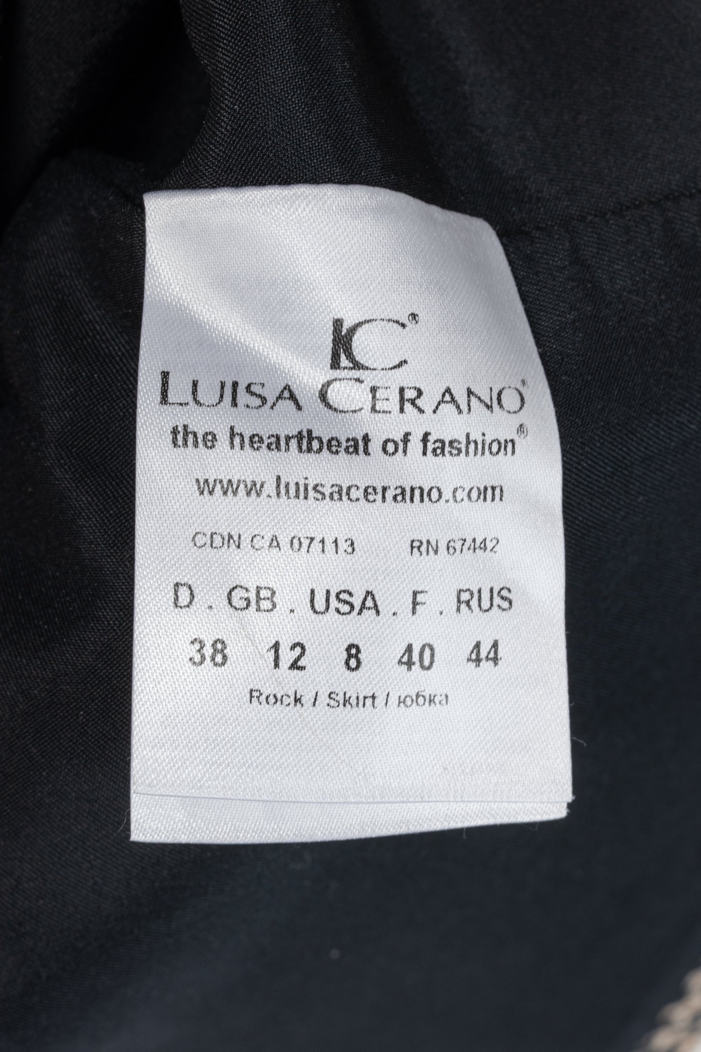 Luisa Cerano Quinoa & Dark Blue Houndstooth Checked Pull-On Pencil Skirt