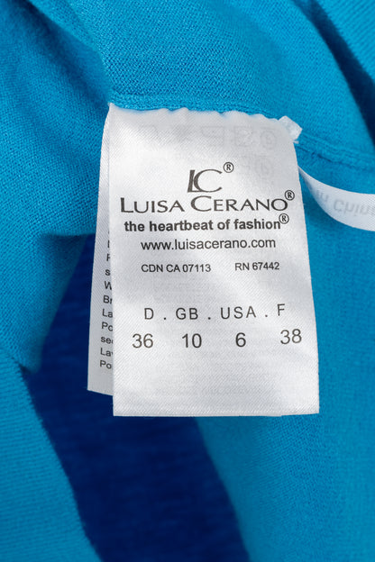 Luisa Cerano Blue Knit Sweater Vest