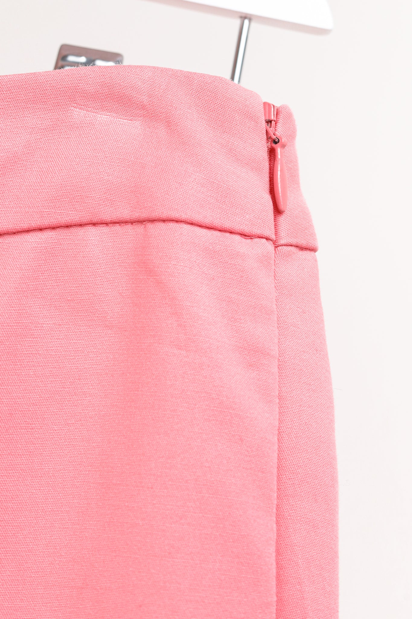 Luisa Cerano Pink Cotton Cropped Trousers