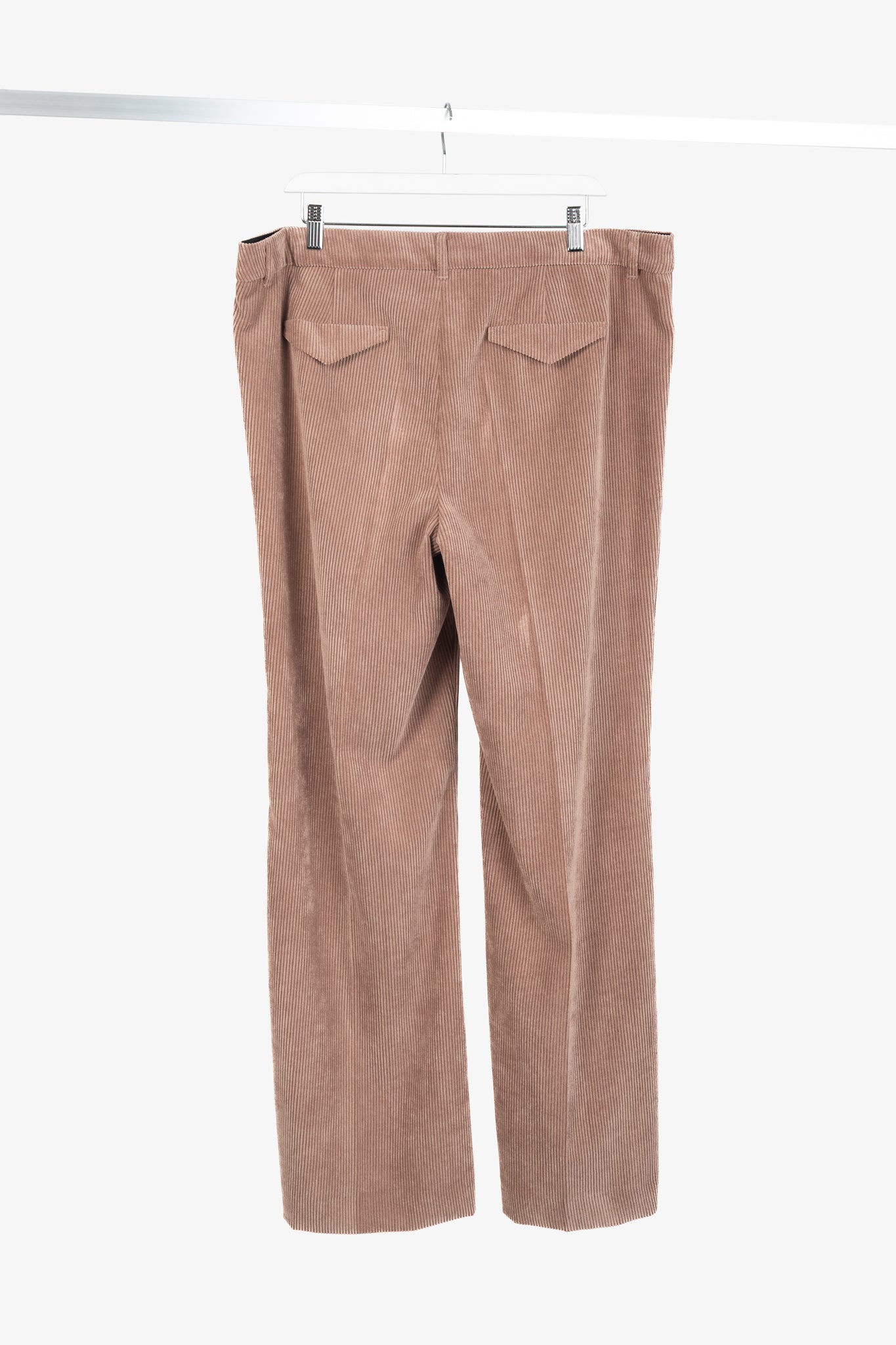 Luisa Cerano Pink Corduroy Bootcut Pants