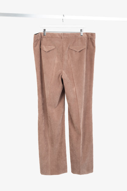 Luisa Cerano Pink Corduroy Bootcut Pants