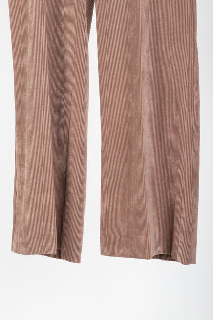Luisa Cerano Pink Corduroy Bootcut Pants