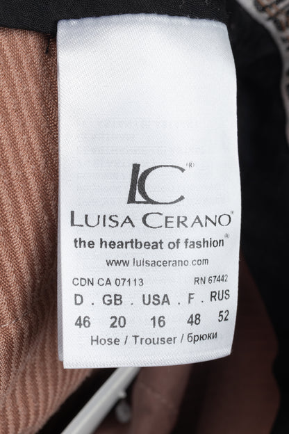 Luisa Cerano Pink Corduroy Bootcut Pants