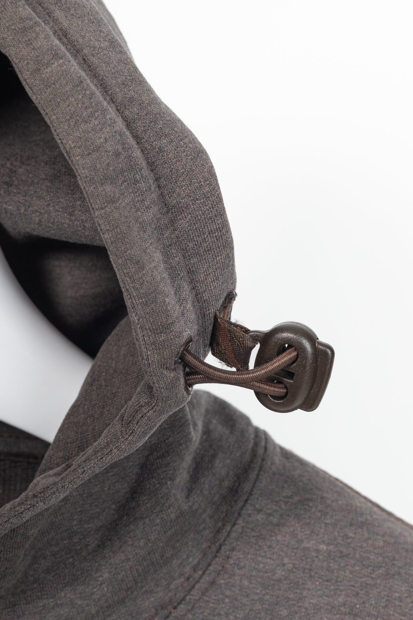 Maharishi Brown Cotton Embroidered-Back Zip Hoodie