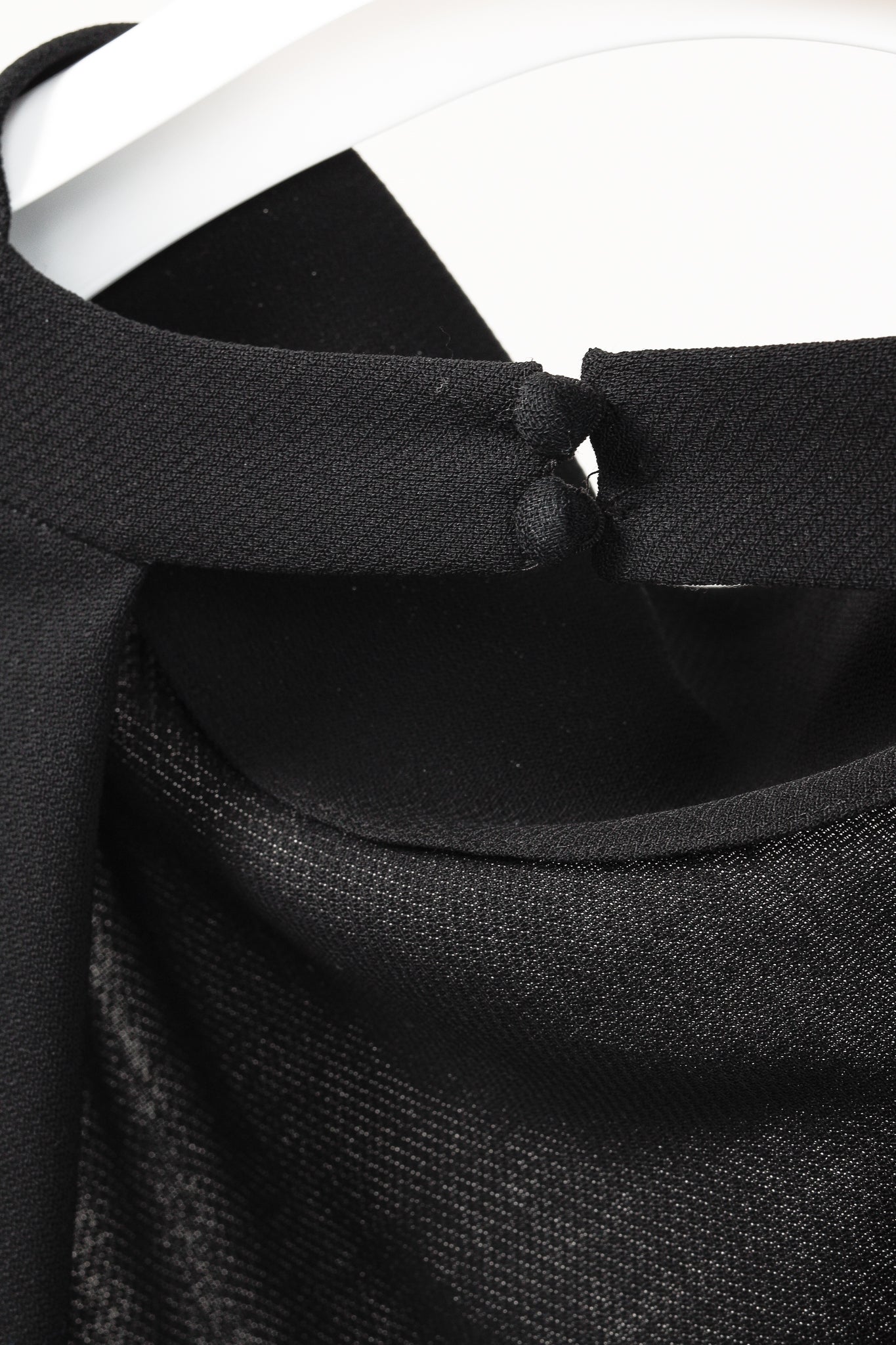 Maison Margiela S/S 2016 Black Wool Crepe Cowl-Neck Cut-Out-Back Sleeveless Jumpsuit