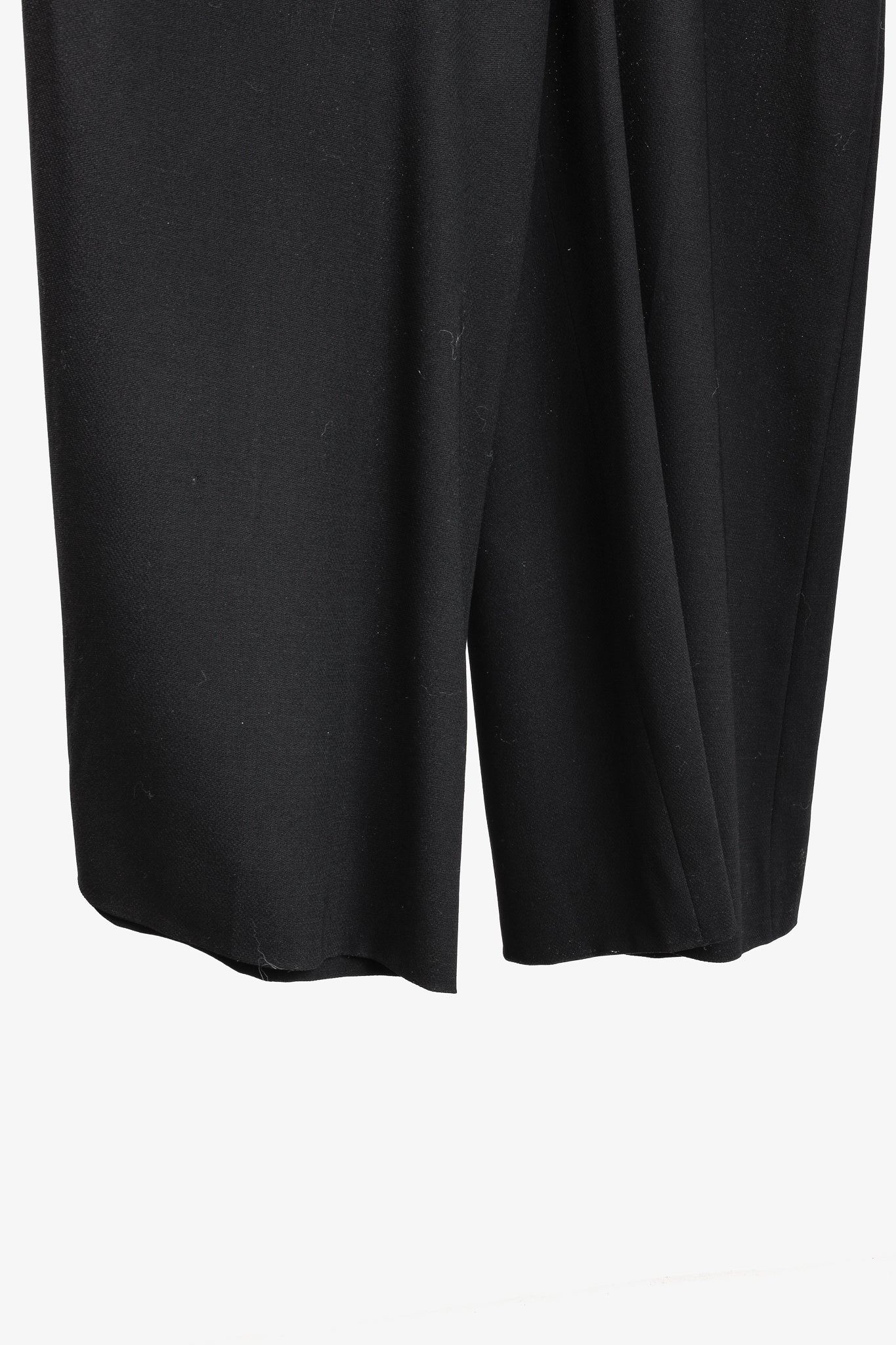 Maison Margiela S/S 2016 Black Wool Crepe Cowl-Neck Cut-Out-Back Sleeveless Jumpsuit