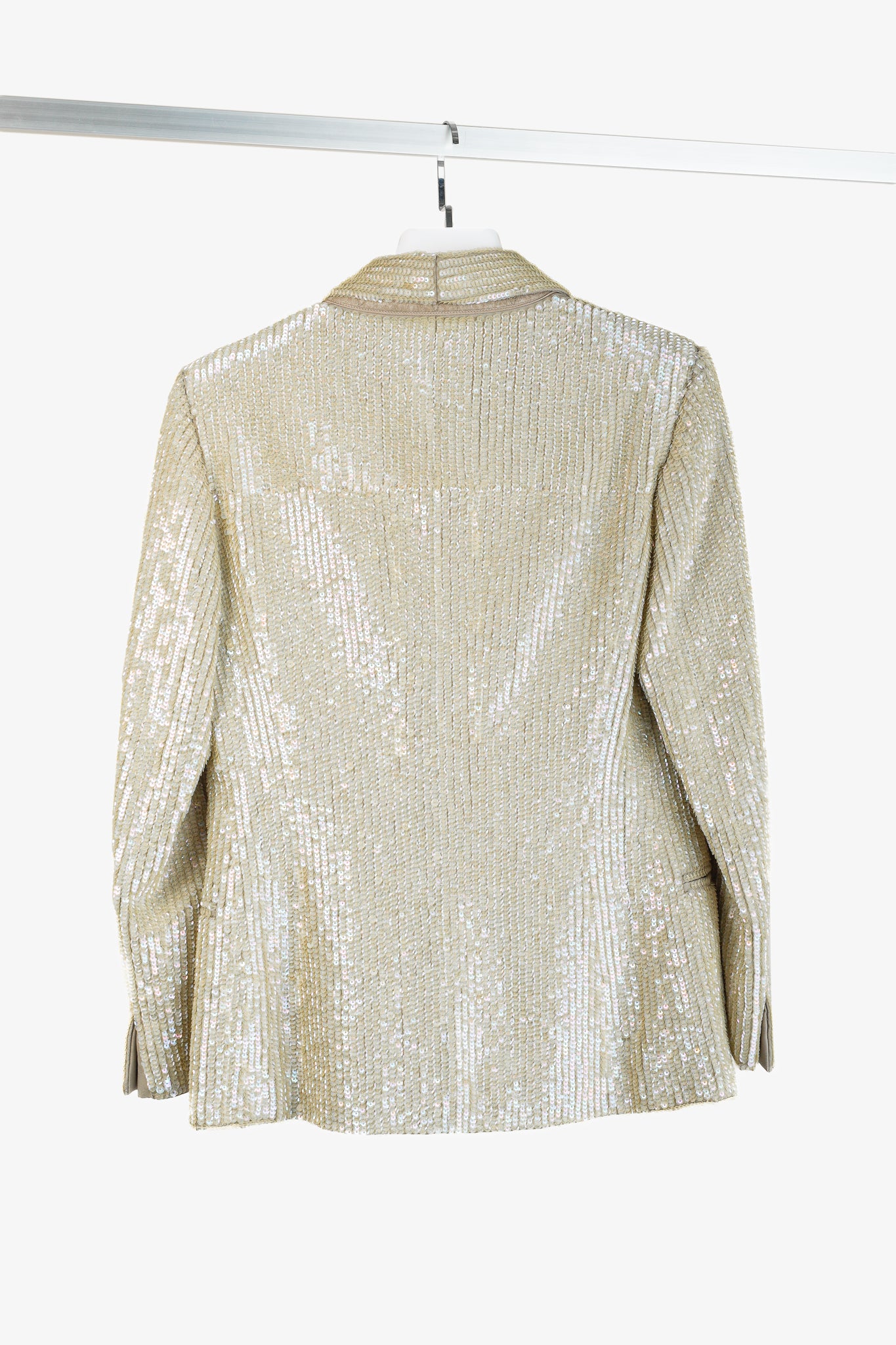 Maison Martin Margiela Resort 2013 Gold Sequin Shawl-Collar Blazer