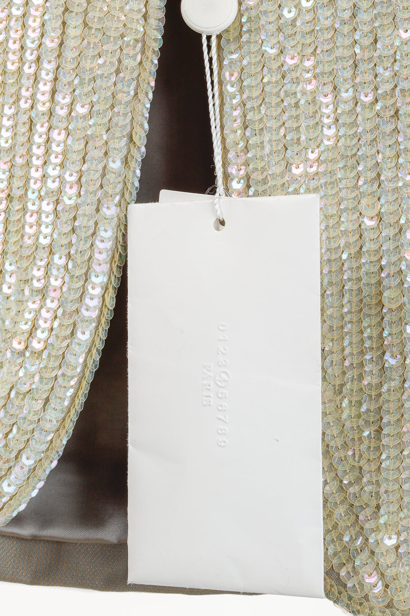 Maison Martin Margiela Resort 2013 Gold Sequin Shawl-Collar Blazer