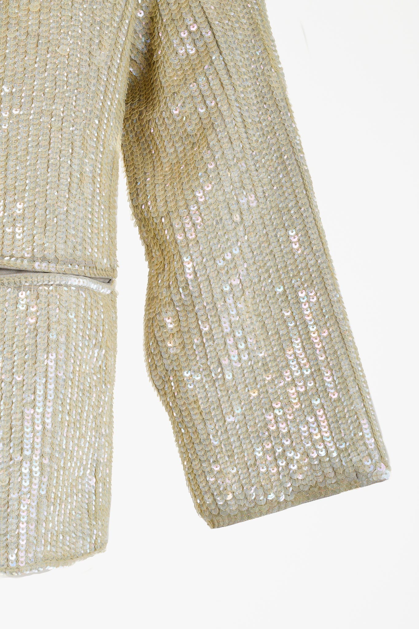 Maison Martin Margiela Resort 2013 Gold Sequin Shawl-Collar Blazer