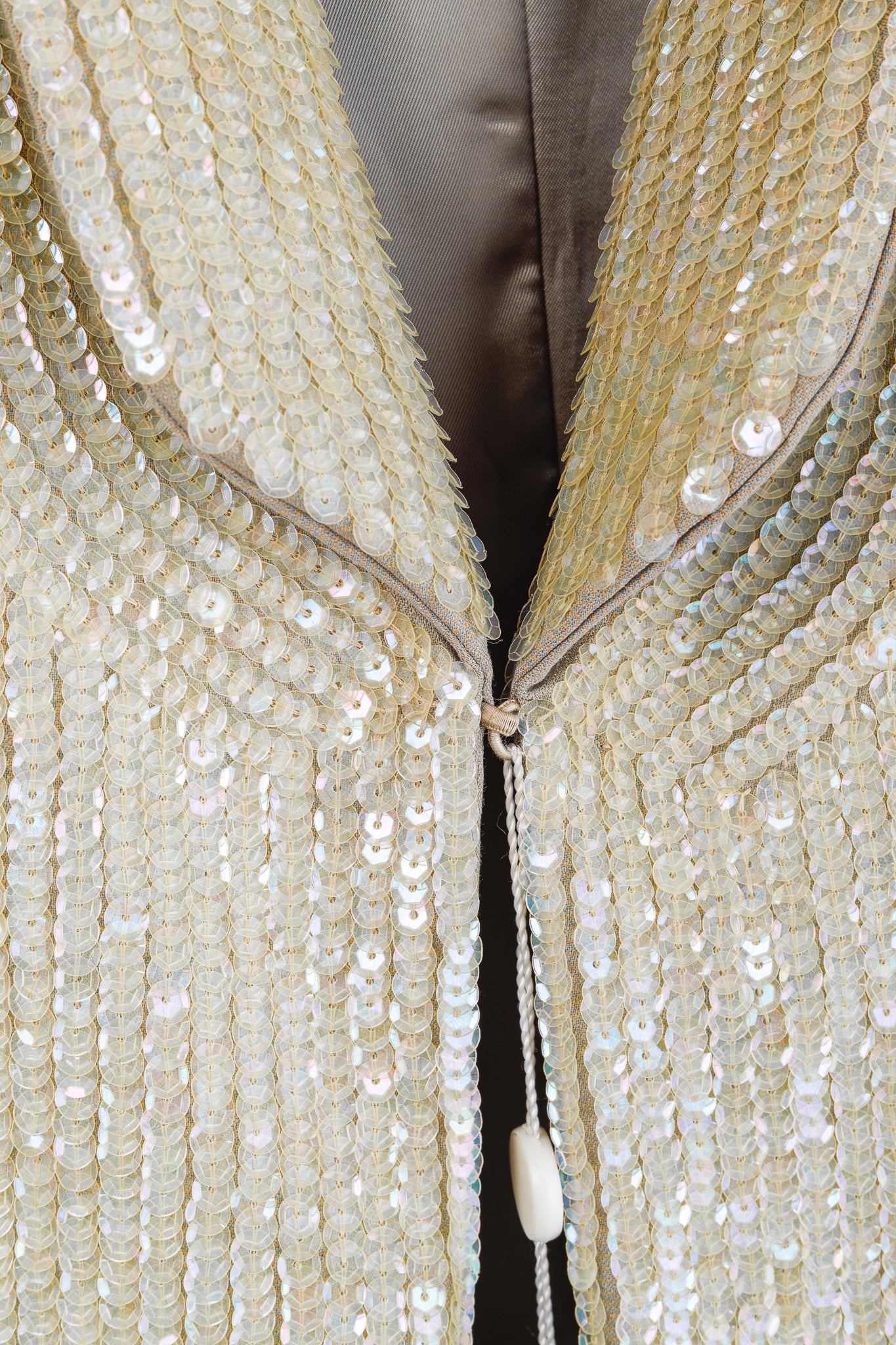 Maison Martin Margiela Resort 2013 Gold Sequin Shawl-Collar Blazer
