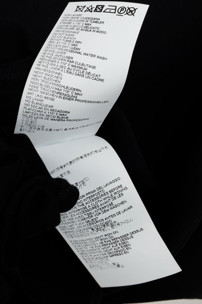 MM6 Margiela Black Structure Neck Flowy Tunic