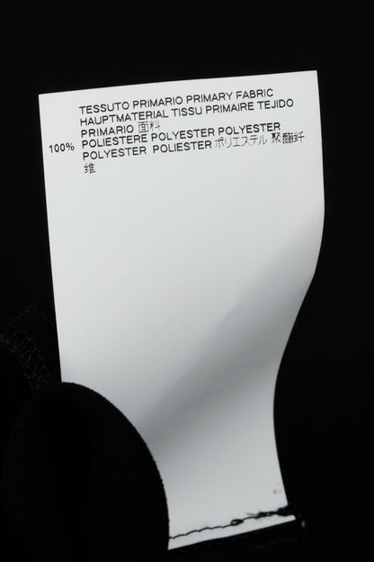 MM6 Margiela Black Structure Neck Flowy Tunic