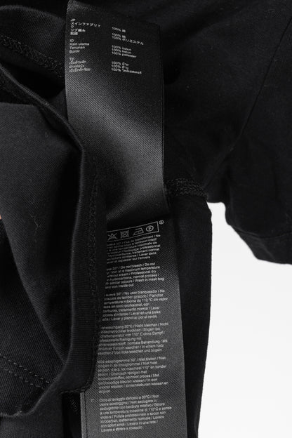 Maje Noir Jersey T-shirt with Diamanté