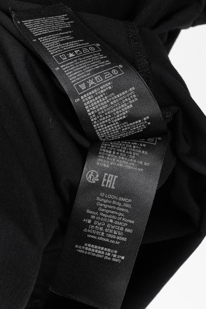 Maje Noir Jersey T-shirt with Diamanté