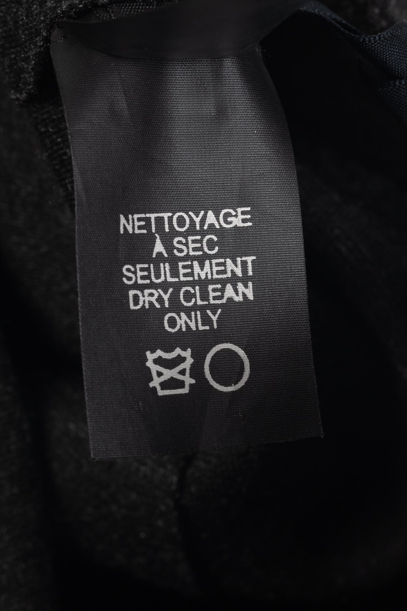 Marie Saint Pierre Charcoal Ponte Raw-Seam Pencil Skirt