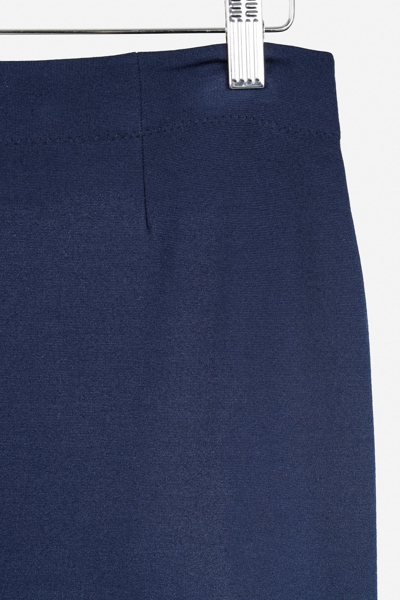 Marie Saint Pierre Louane Zipper Seam Navy Skirt