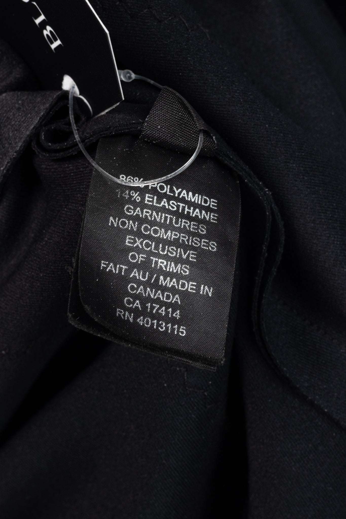 Marie Saint Pierre Black Neoprene Trimmed-Puff-Sleeve T-Shirt