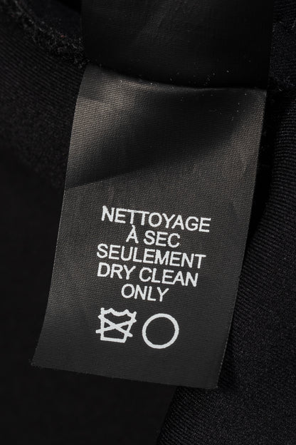 Marie Saint Pierre Black Boiled-Wool Blazer