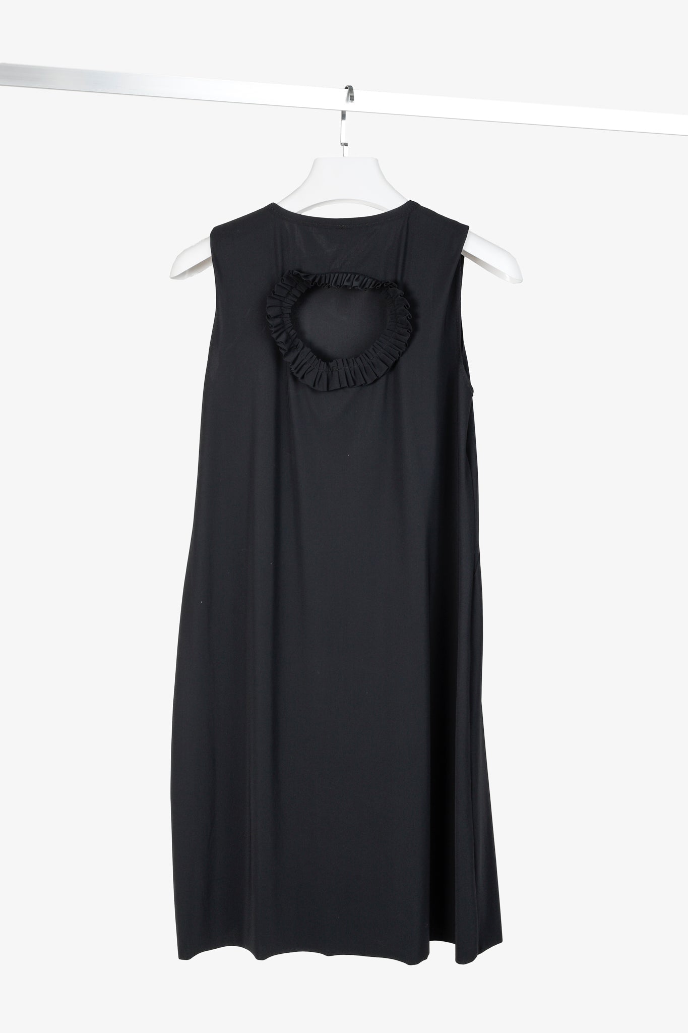 Marie Saint Pierre Black Cut-Out Back Dress