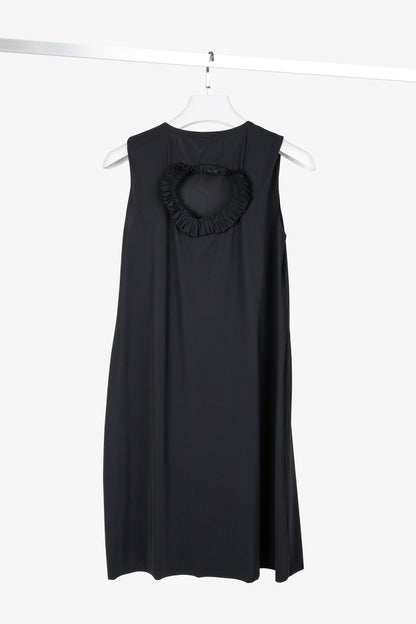 Marie Saint Pierre Black Cut-Out Back Dress