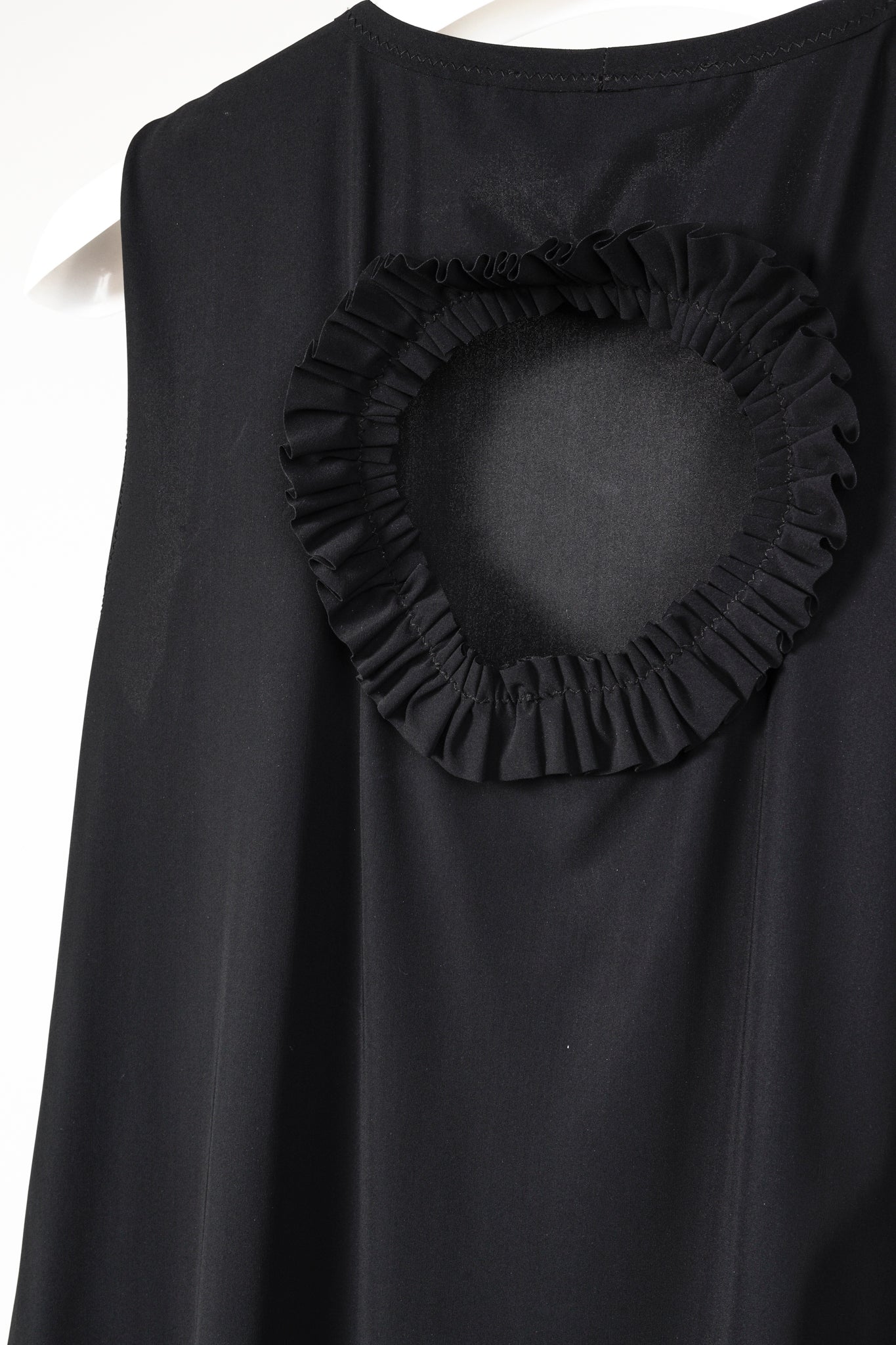 Marie Saint Pierre Black Cut-Out Back Dress