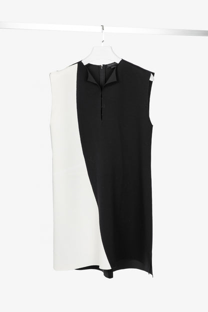 Marie Saint Pierre Black & White Double-Jersey Mini Dress