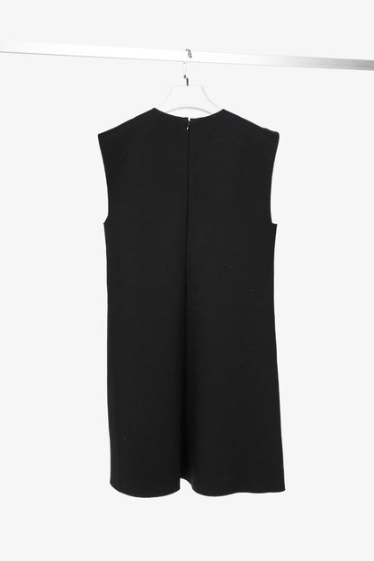 Marie Saint Pierre Black & White Double-Jersey Mini Dress