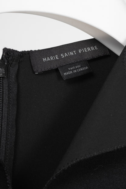 Marie Saint Pierre Black & White Double-Jersey Mini Dress