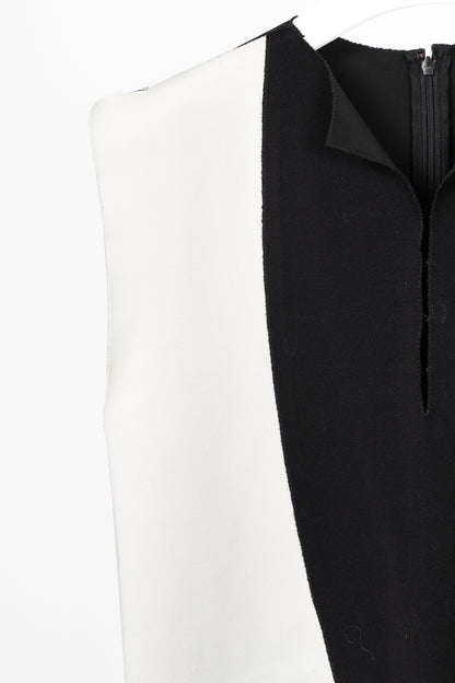 Marie Saint Pierre Black & White Double-Jersey Mini Dress