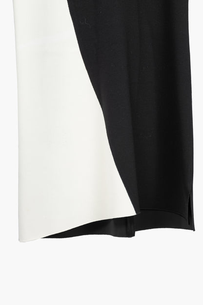 Marie Saint Pierre Black & White Double-Jersey Mini Dress