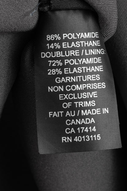 Marie Saint Pierre Grey Neoprene Open-Front Blazer