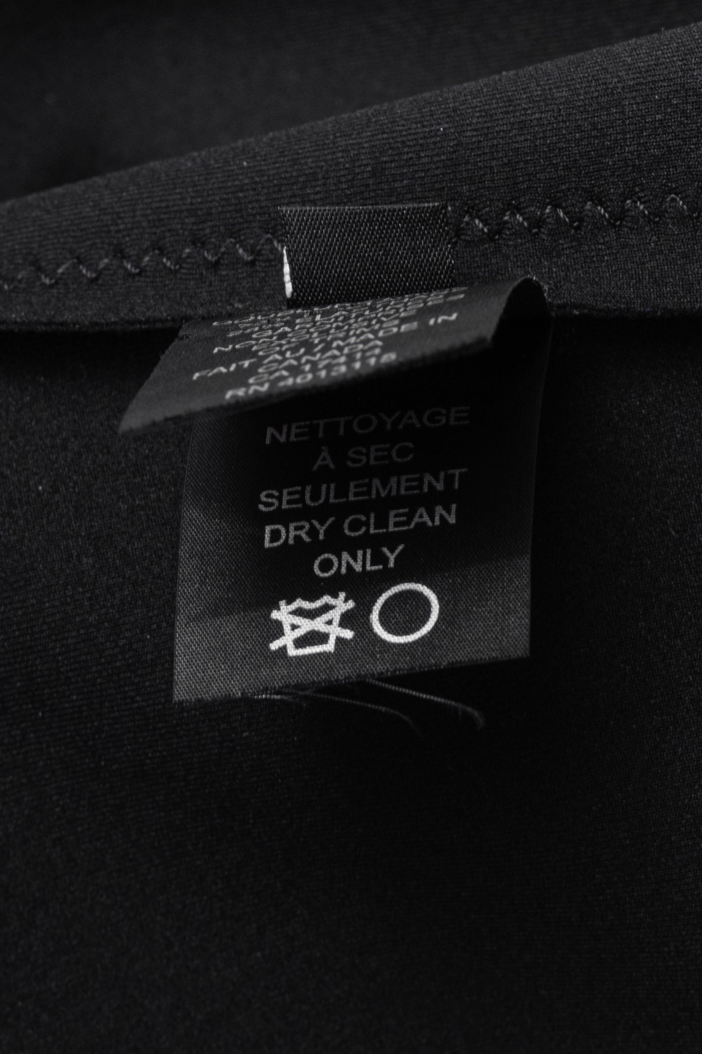Marie Saint Pierre Black Neoprene Open-Front Ruffle-Pocket Coat