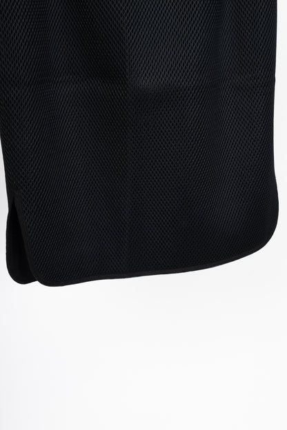 Marie Saint Pierre Westbury Black Honeycomb Scuba Pencil Skirt