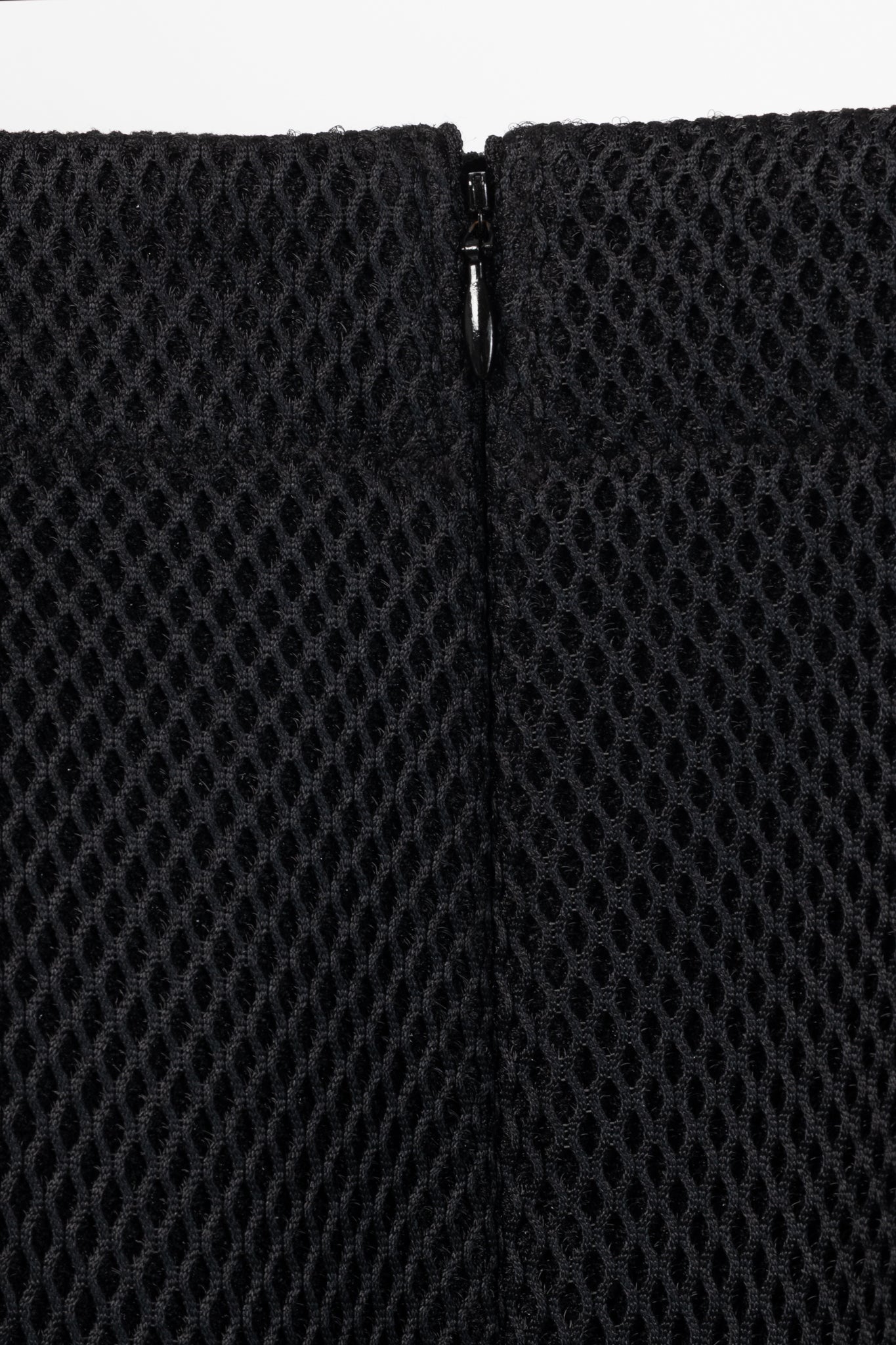 Marie Saint Pierre Westbury Black Honeycomb Scuba Pencil Skirt