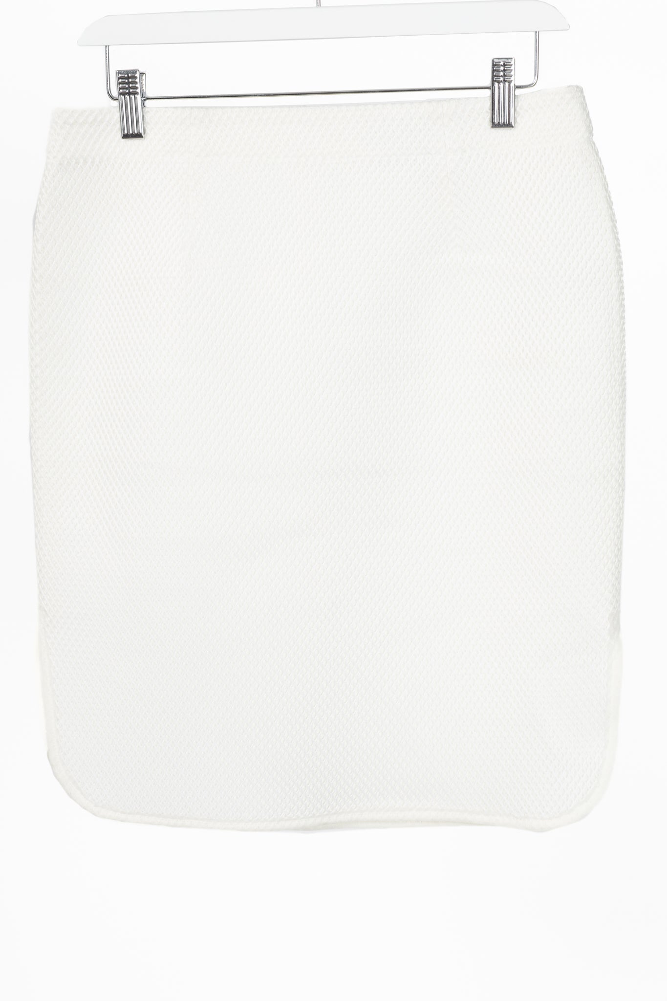 Marie Saint Pierre Westbury Chantilly & Bone Honeycomb Scuba Pencil Skirt