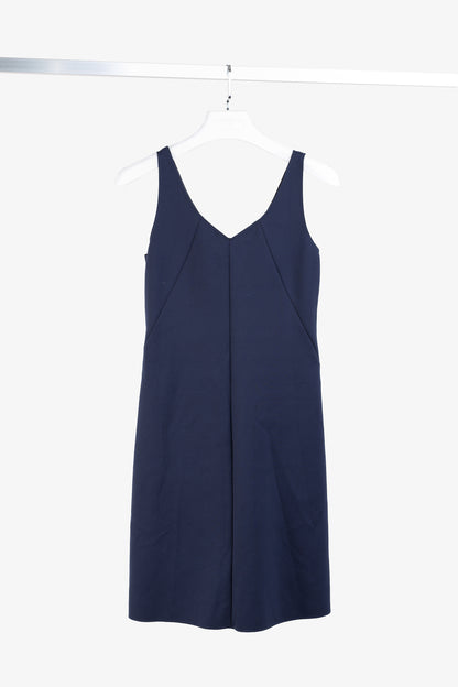 Marie Saint Pierre Navy Scuba Minimalist Dress