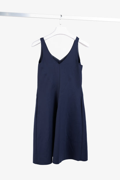 Marie Saint Pierre Navy Scuba Minimalist Dress