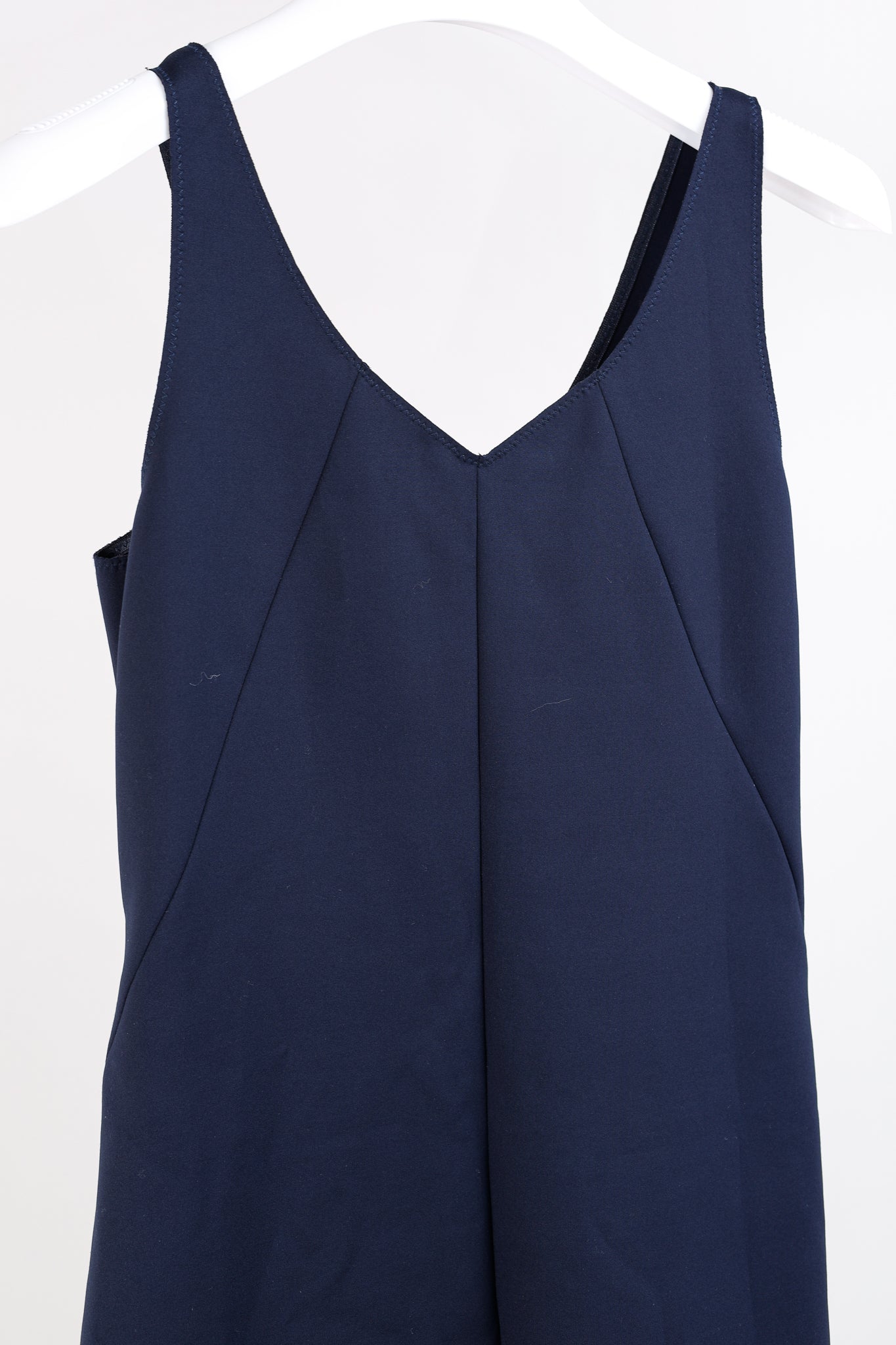 Marie Saint Pierre Navy Scuba Minimalist Dress