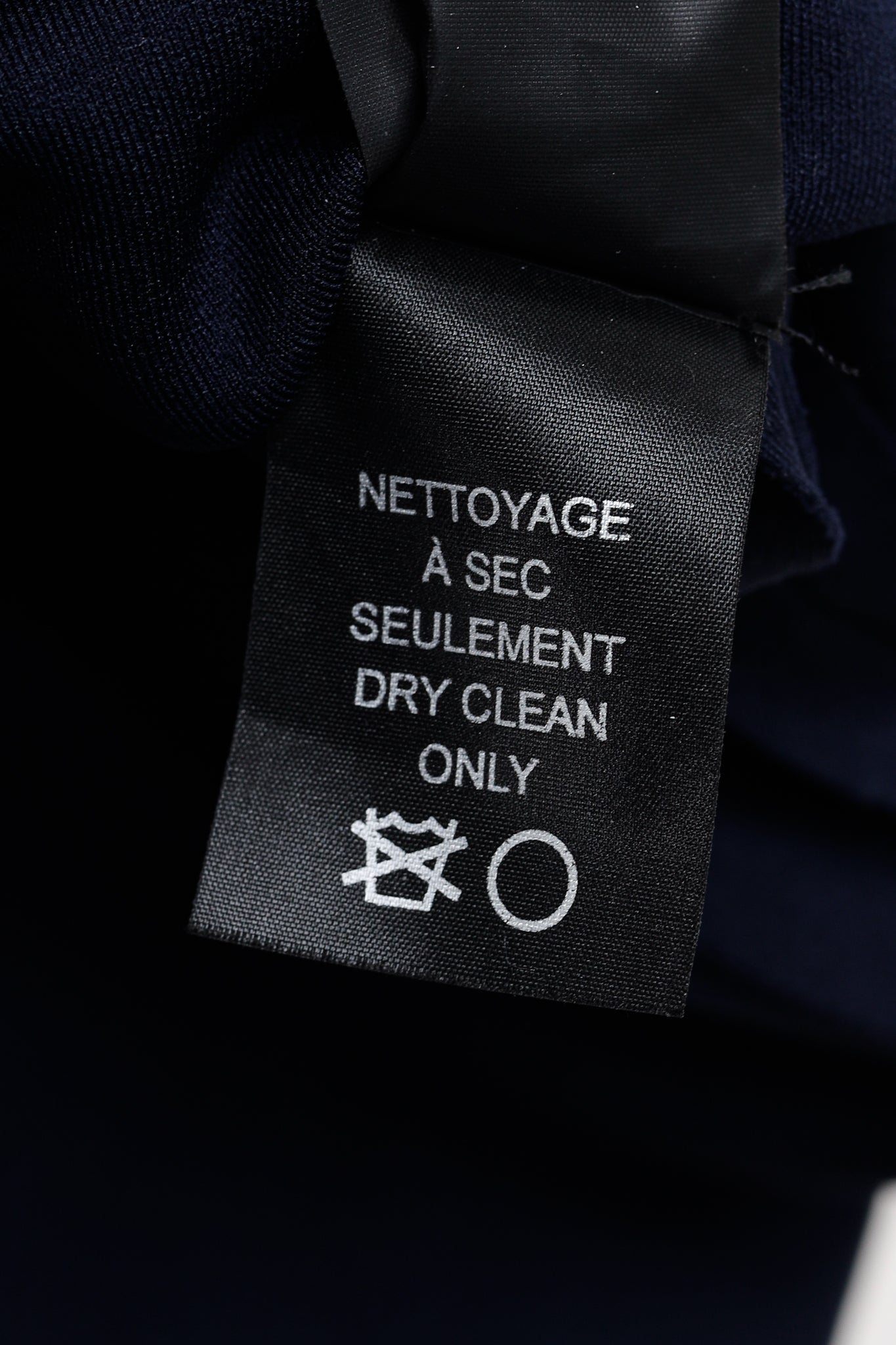 Marie Saint Pierre Navy Scuba Minimalist Dress