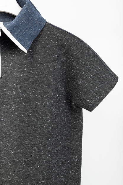 Marie Saint Pierre Reno Grey Speckled Neoprene Top