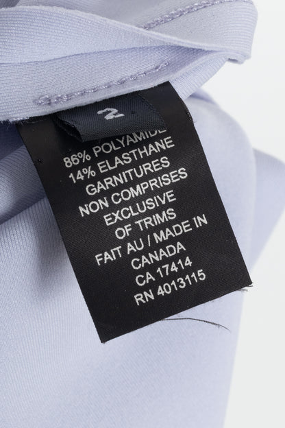 Marie Saint Pierre Lilac Colourblock Fine-Scuba Dress