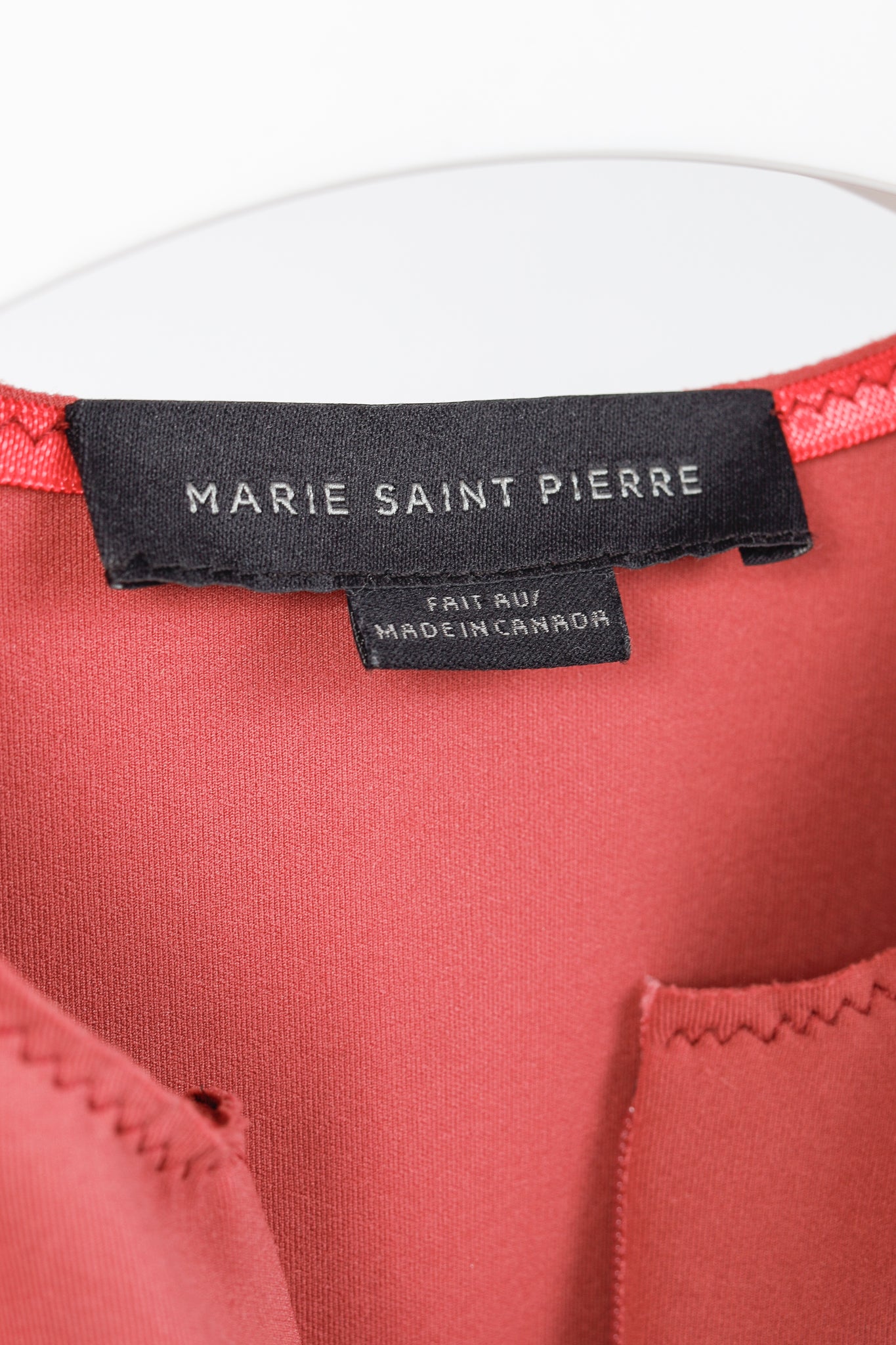 Marie Saint Pierre Lares Rose Neoprene Zip Tank