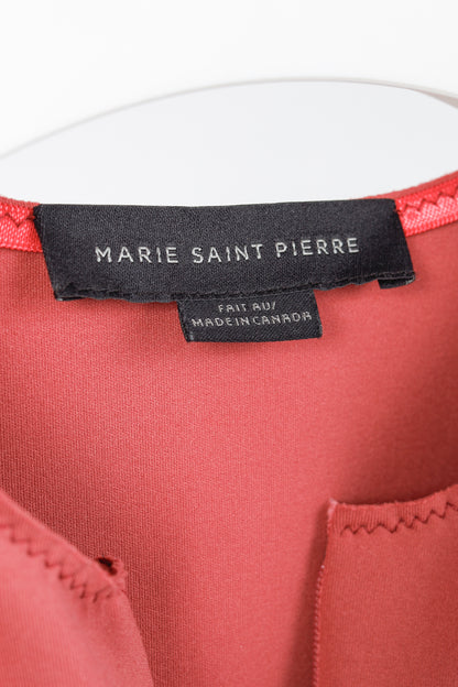 Marie Saint Pierre Lares Rose Neoprene Zip Tank