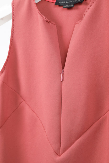 Marie Saint Pierre Lares Rose Neoprene Zip Tank