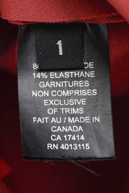 Marie Saint Pierre Lares Rose Neoprene Zip Tank