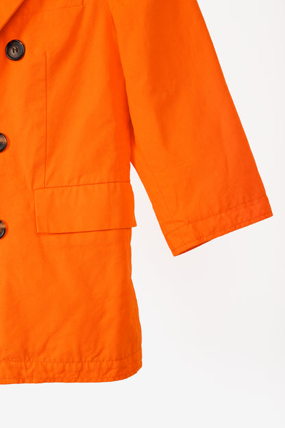 Marni SS/12 Orange Cotton Double-Breasted Blazer