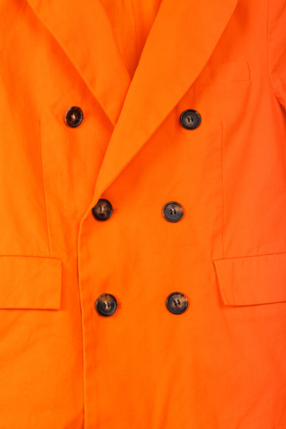 Marni SS/12 Orange Cotton Double-Breasted Blazer